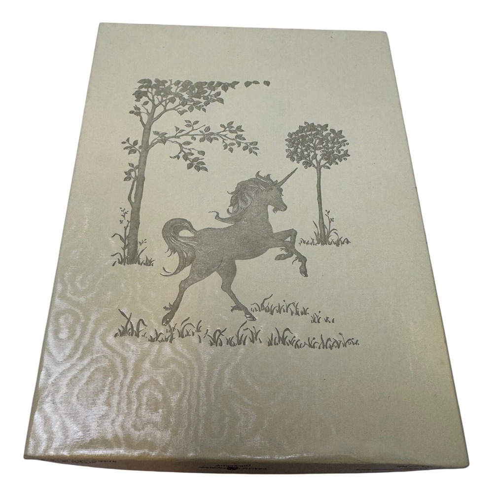 Vintage 1982 American Greetings Unicorn Stationery Set Americard SN 27-13F New